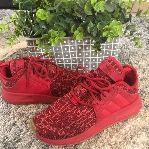 Kids size 13 Red Adidas